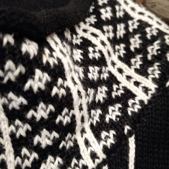 Vintage Talbots Petites Windowpane Check Cotton Zip-Front Cardigan - Picture 3 of 5